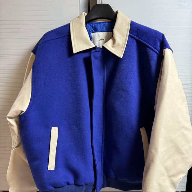 OWN 바시티 자켓 블루 Size 2