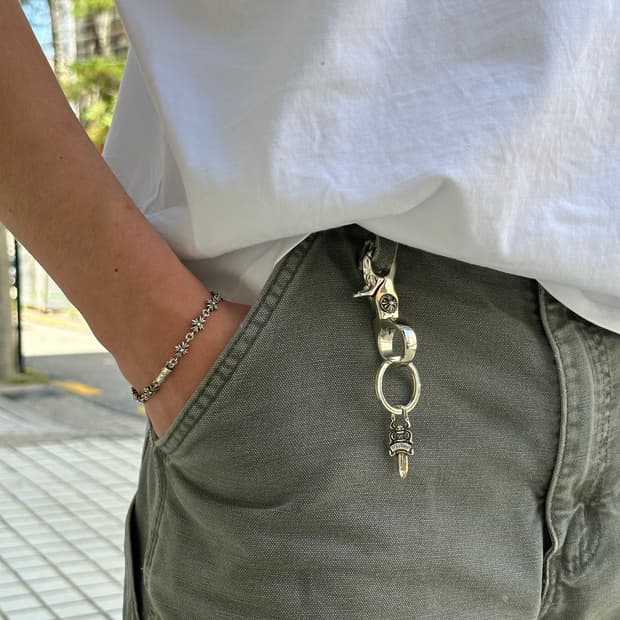 크롬하츠 퀵클립 대거키링