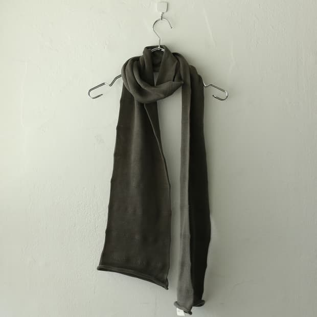 요지 야마모토 뿌르 옴므 니트 머플러