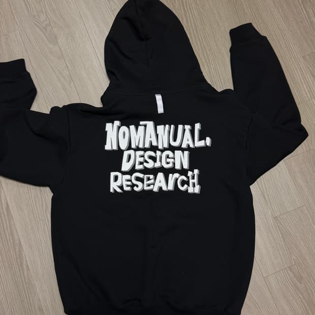 노메뉴얼 후드티 S 