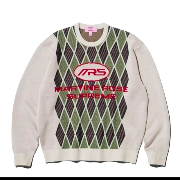새상품 슈프림 마틴로즈 스웨터 스톤 XL
