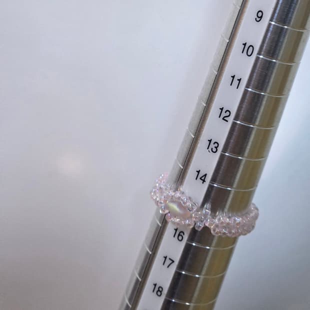 비즈 반지