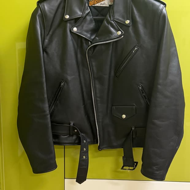 [48] 쇼트 퍼펙토 레더 자켓
