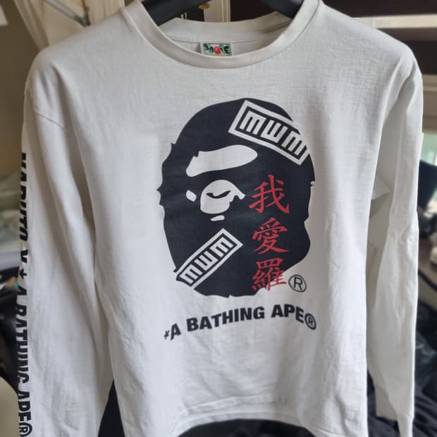 베이프 x 나루토 가아라 롱슬리브