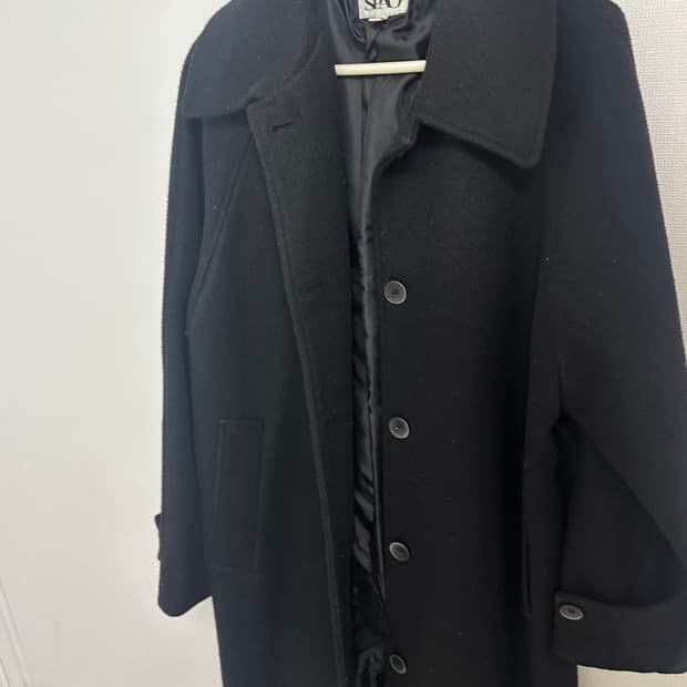 스파오 블랙코트