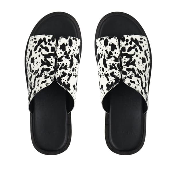 마뗑킴 슬라이드 샌들 인 드롭 페인트