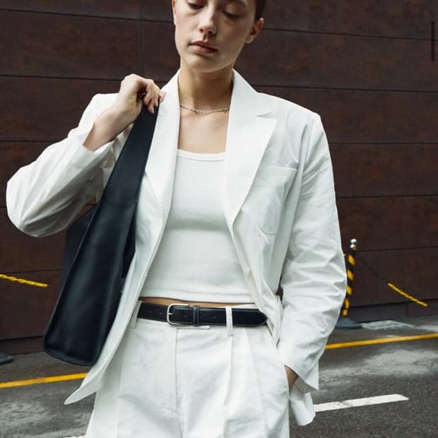 낫띵리튼 single oversized cotton jacket