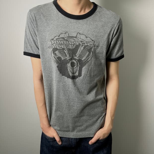 할리데이비슨 스크리밍 이글 링거 반팔 티셔츠 M