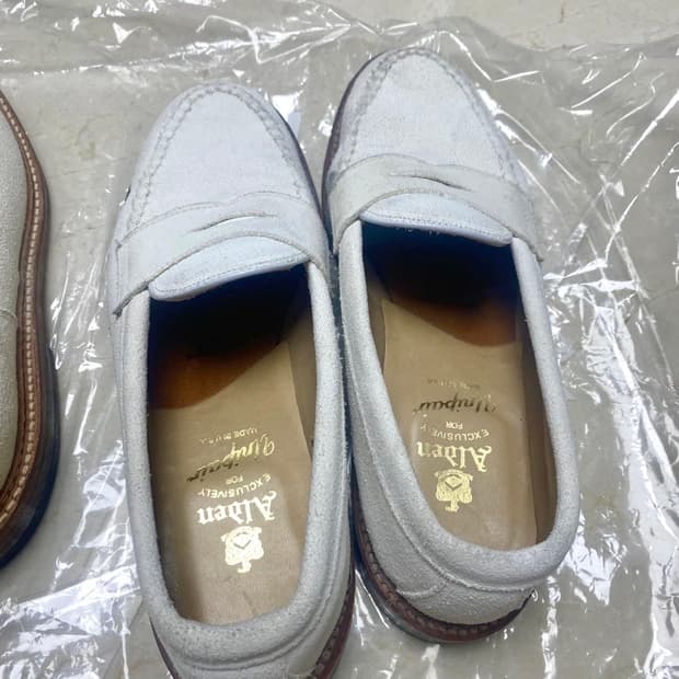 Alden 알든 유니페어 화이트벅스 페니로퍼/8.5D