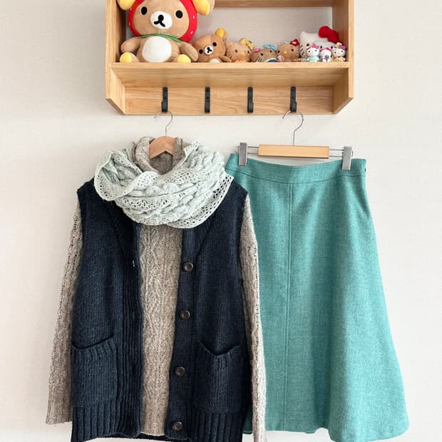 jpn 하구미 스즈코 모리걸 아오이유우 키치 괴짜 코디세트