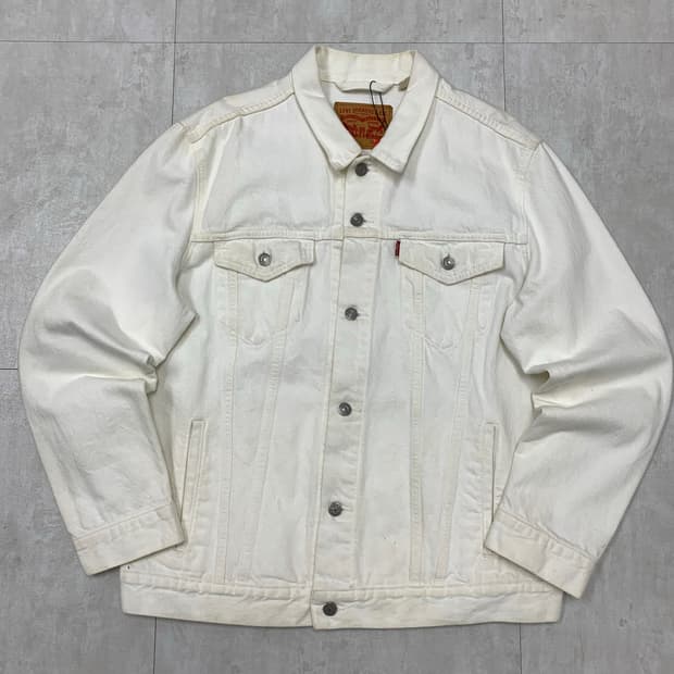 리바이스 화이트 코튼 자켓 #342