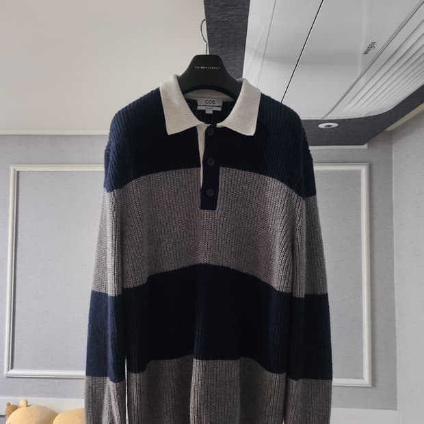 [거의 새것] 코스 COS 스웨터 니트 럭비 카라 티셔츠 M
