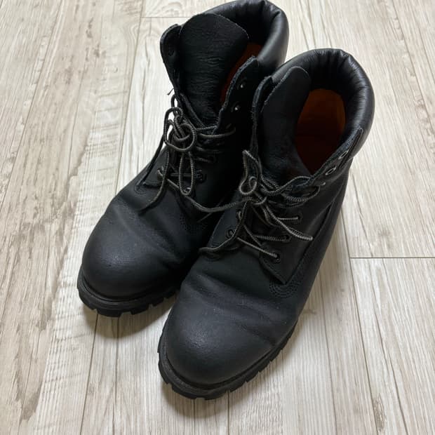 팀버랜드 6인치 워커 부츠 블랙 270