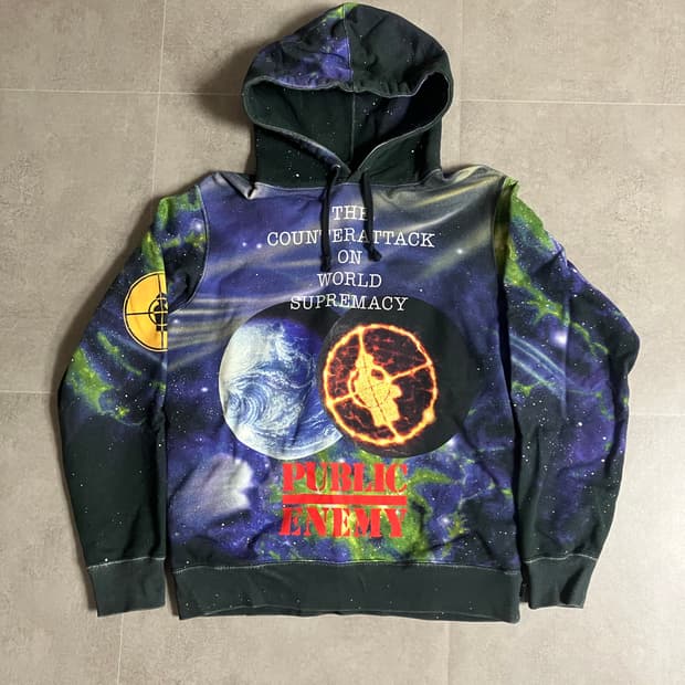 슈프림 언더커버 퍼블릭에너미 후드