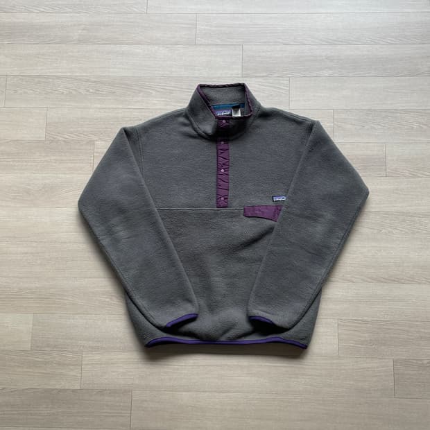 90s 파타고니아 신칠라 그레이 퍼플 민트급