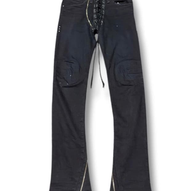 If six was nine lace up jeans