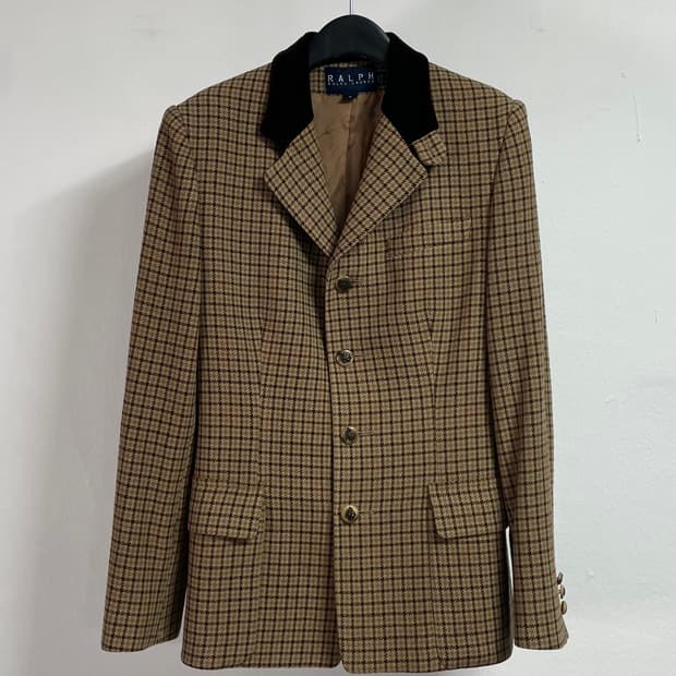 폴로 랄프로렌 우먼스 체크 블레이저 (on.321)