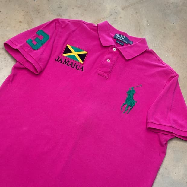 XL 폴로랄프로렌 치프키프 빅포니 자메이카 반팔티  
