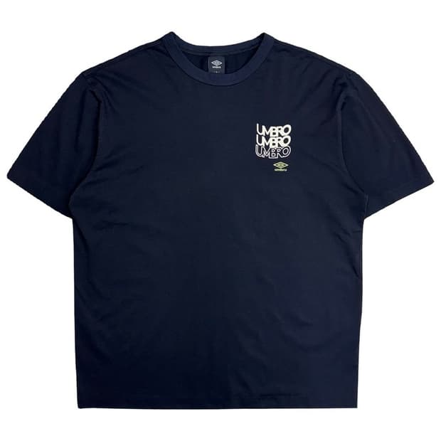 UMBRO 그래픽 로고 반팔 티 M