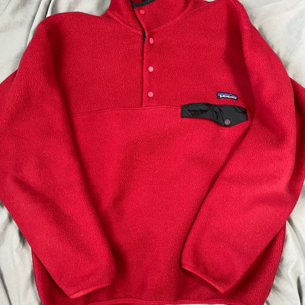 Patagonia synchilla snap t red [size m]