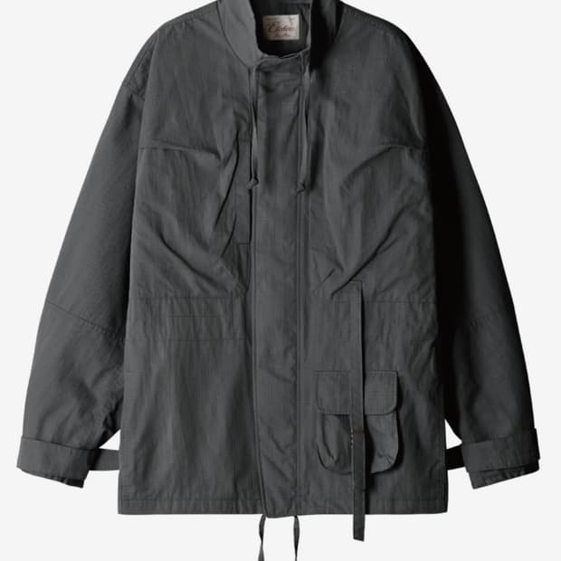 이티씨이 스트랩 필드 자켓 차콜