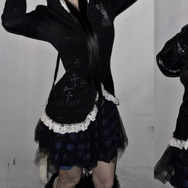 아케호무 에이치나오토 네코미미 후드집업