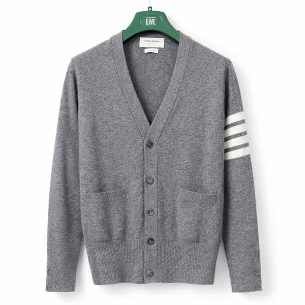 (새상품급) 톰브라운 캐시미어 4바 가디건