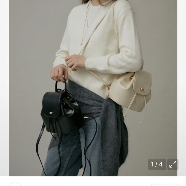 앤딜로즈 미니 마농백 블랙