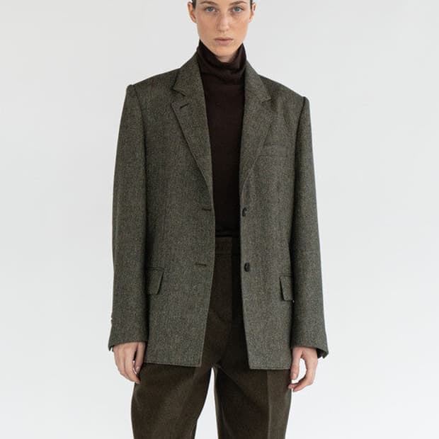 LFM 싱글 자켓 차콜