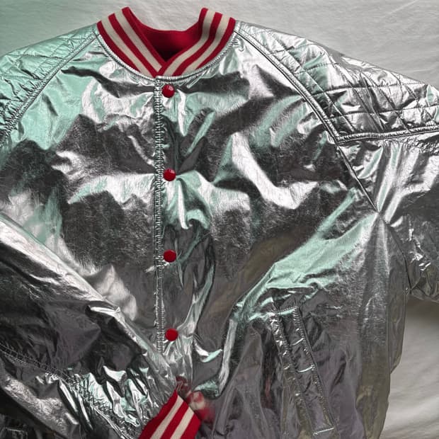 [46] 셀린느 실버 봄버 자켓