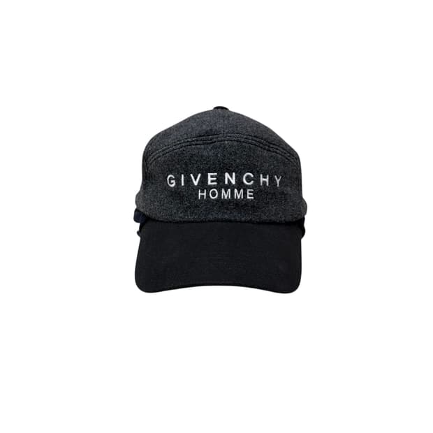 90s 지방시 옴므 아카이브 이어플랩 울 캡 모자