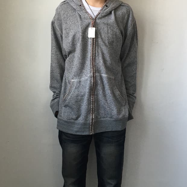 Ethnic mood hood zip up