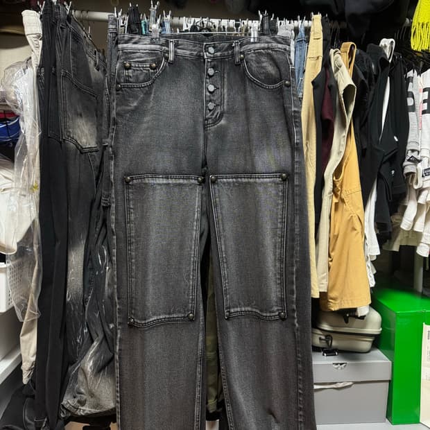 떠그클럽 더블니 레이저 팬츠