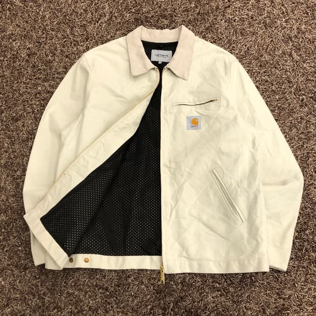 칼하트 WIP 메쉬 라인드 코튼 디트로이트 자켓