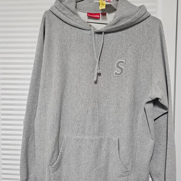 슈프림 에스로고 후드 xl