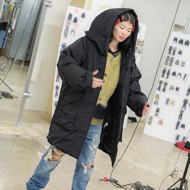 (구해요) Perverze Long Down Jacket 롱 다운 자켓 