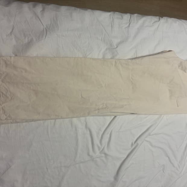 마가렛호웰 DRY COTTON LINEN 밴딩 팬츠 아이보리
