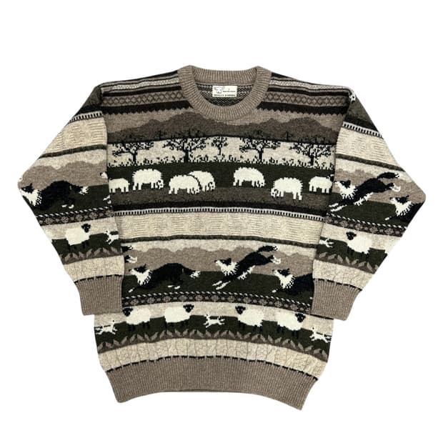 울리점퍼스 보더콜리 울 니트(L)