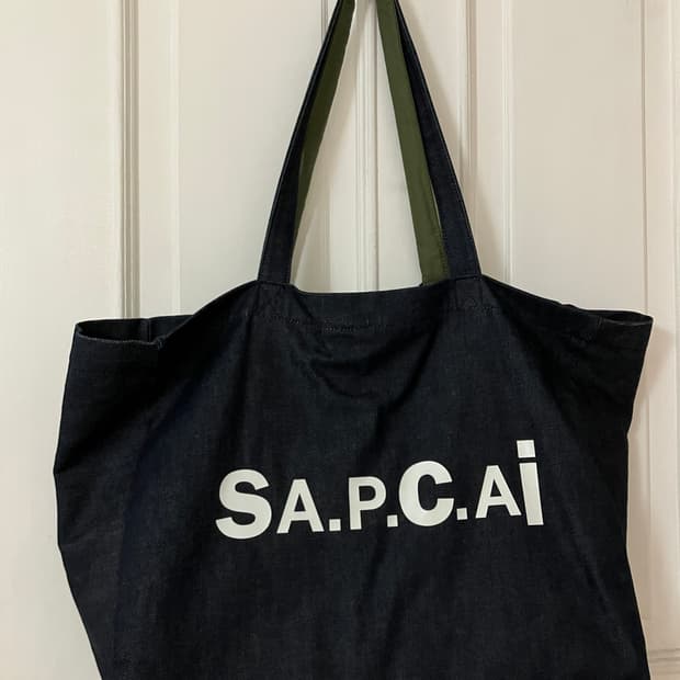 A.P.C×sacai 토트백 L 카키
