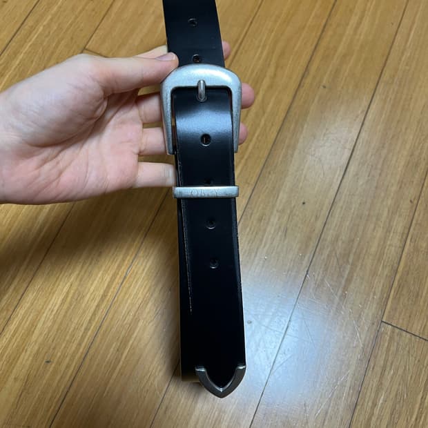 오베이 가죽 벨트 s/m 블랙