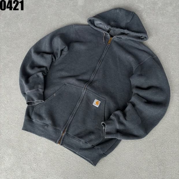 칼하트 후드집업 차콜 그레이 s