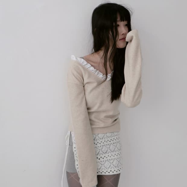 베이비랩 maid 니트 그림