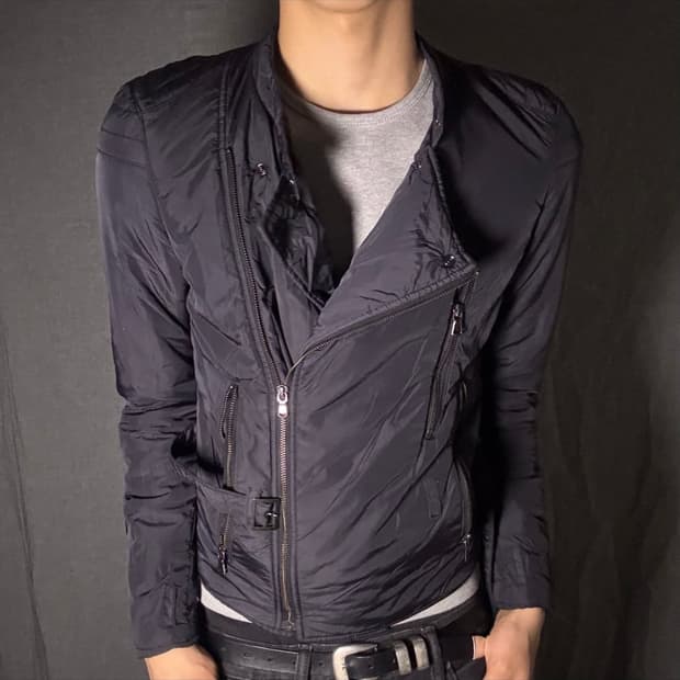 DIESEL rider nylon jacket
