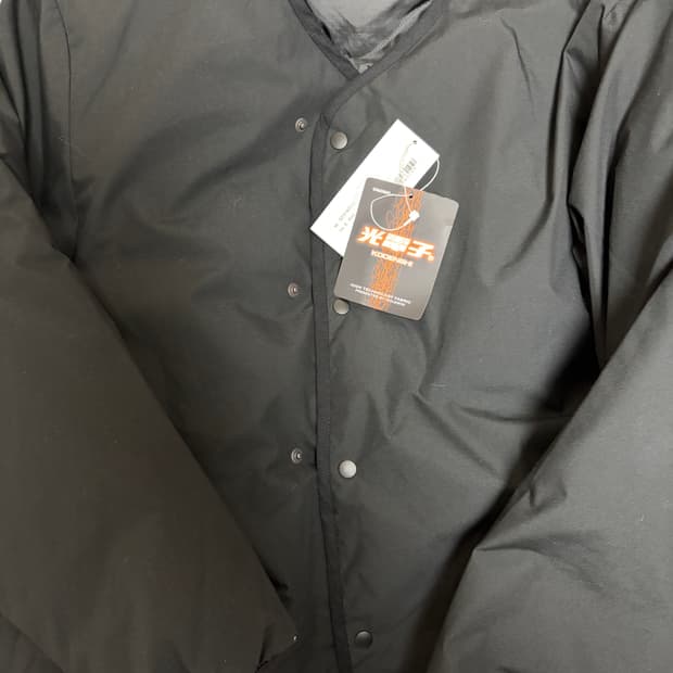 나나미카 리버시블 다운 가디건 블랙 S