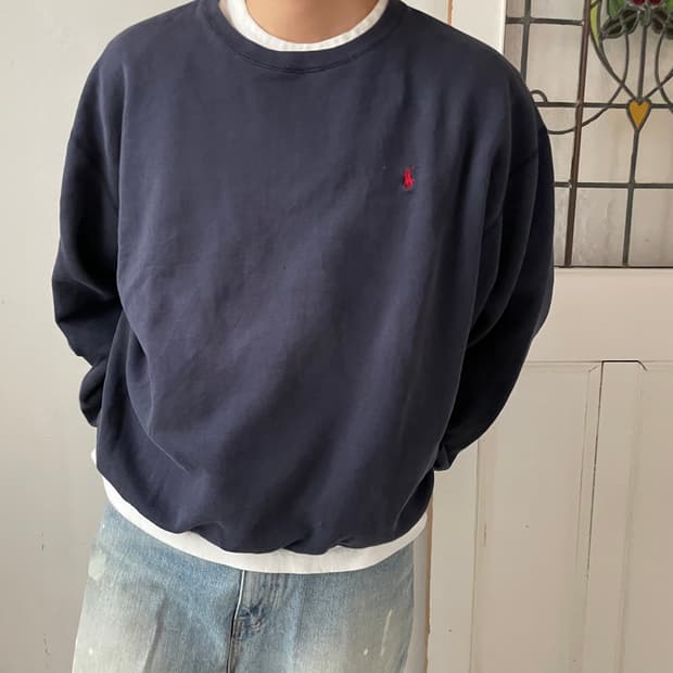 폴로 로고 맨투맨