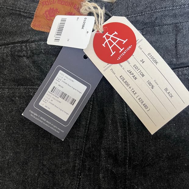 풀카운트 0105bk 34사이즈