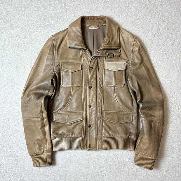 DKNY 00's 유틸리티 버클 양가죽 숏 자켓 PN6995