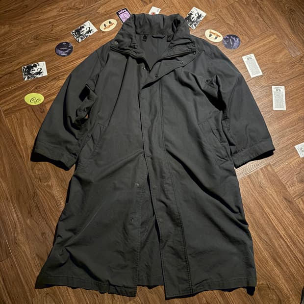 Calvin Klein Collection riri 밀리터리 워시드 파카