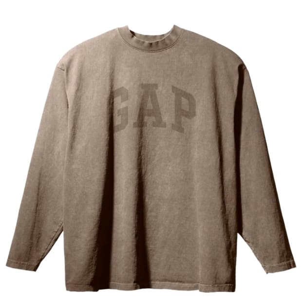 이지 갭 발렌시아가 도브 롱슬리브 베이지