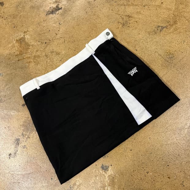 [정품/L] PXG 골프 스커트 블랙 화이트 b13